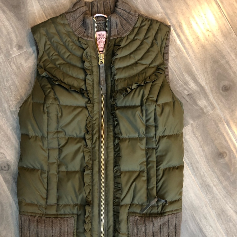 Juicy couture quilted vest - very rare